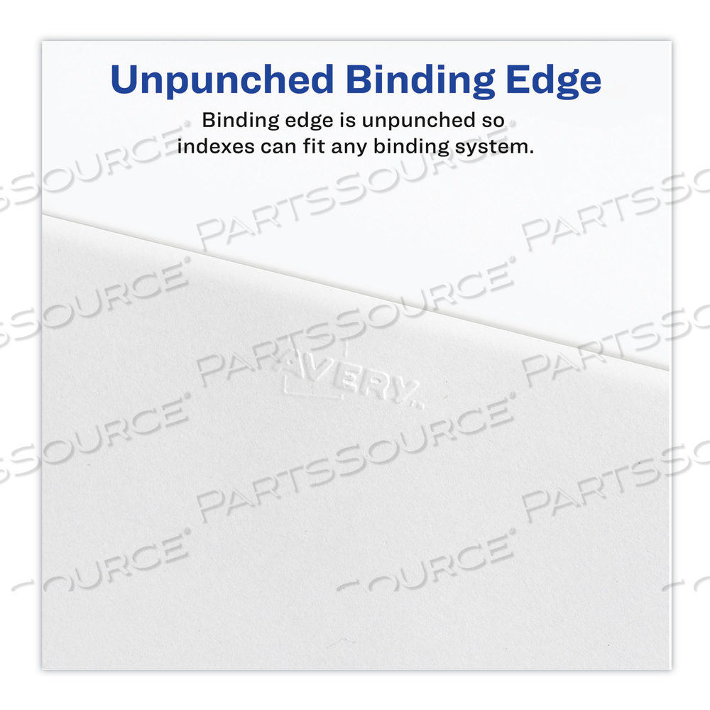 PREPRINTED LEGAL EXHIBIT SIDE TAB INDEX DIVIDERS, AVERY STYLE, 25-TAB, 151 TO 175, 11 X 8.5, WHITE, 1 SET, (1336) by Avery PREPRINTED LEGAL EXHIBIT SIDE TAB INDEX DIVIDERS, AVERY STYLE, 25-TAB, 151 TO 175, 11 X 8.5, WHITE, 1 SET, (1336) by Avery