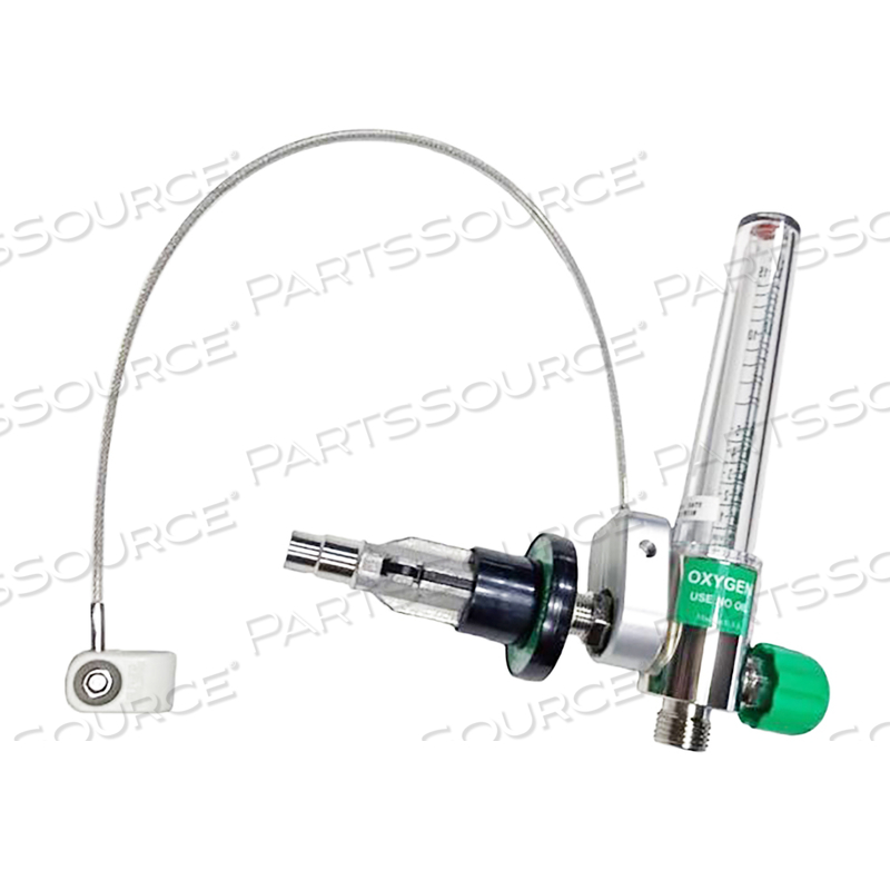 12IN L ANODIZED ALUMINUM QUICK RELEASE FLOW METER SECURITY TETHER by Medicus Health 12IN L ANODIZED ALUMINUM QUICK RELEASE FLOW METER SECURITY TETHER by Medicus Health