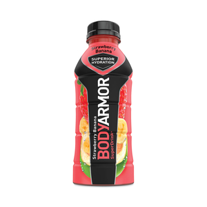 SUPERDRINK SPORTS DRINK, STRAWBERRY BANANA, 16 OZ BOTTLE by BodyArmor SUPERDRINK SPORTS DRINK, STRAWBERRY BANANA, 16 OZ BOTTLE by BodyArmor