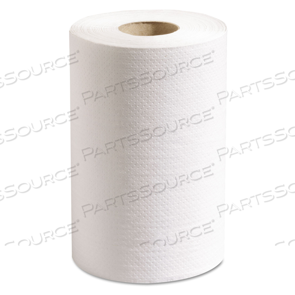 100% RECYCLED HARDWOUND ROLL PAPER TOWELS, 7.88 X 350 FT, WHITE/CARTON by Marcal
