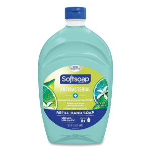 ANTIBACTERIAL LIQUID HAND SOAP REFILLS, FRESH, GREEN, 50 OZ by Softsoap