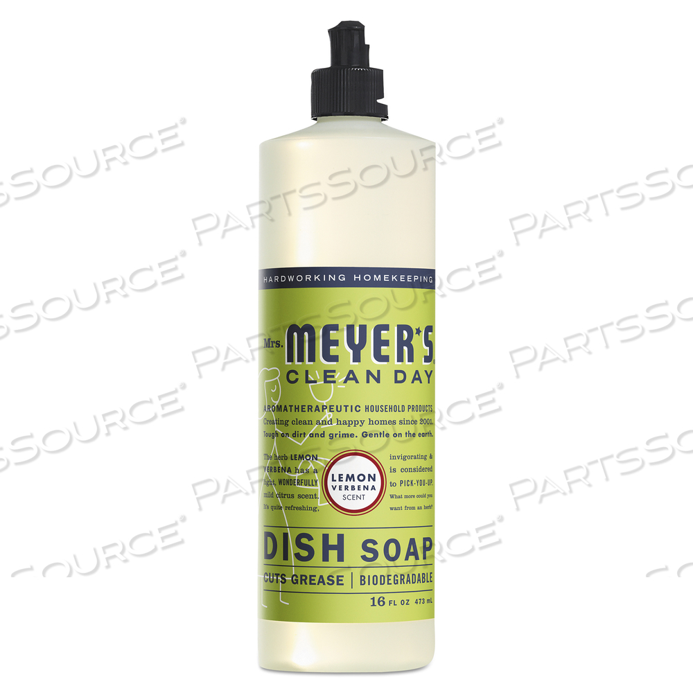 DISH SOAP, LEMON VERBENA SCENT, 16 OZ BOTTLE 