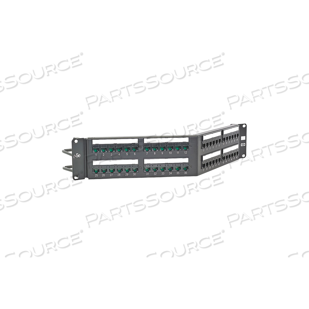 PATCH PANEL 48 PORTS 3.46 IN H by Hubbell