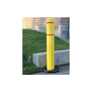 BOLLARDGARD ANYWHERE WITH 25 LB. RUBBER BASE, YELLOW/WHITE TAPE, 4" X 52" by Innoplast, Inc BOLLARDGARD ANYWHERE WITH 25 LB. RUBBER BASE, YELLOW/WHITE TAPE, 4" X 52" by Innoplast, Inc