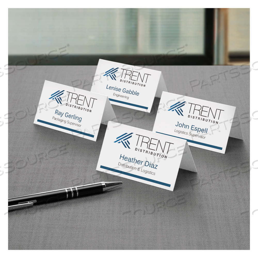 SMALL TENT CARD, WHITE, 2 X 3.5, 4 CARDS/SHEET by Avery