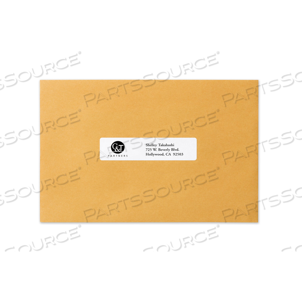 DOT MATRIX PRINTER MAILING LABELS, PIN-FED PRINTERS, 0.94 X 4, WHITE, 5,000/BOX 