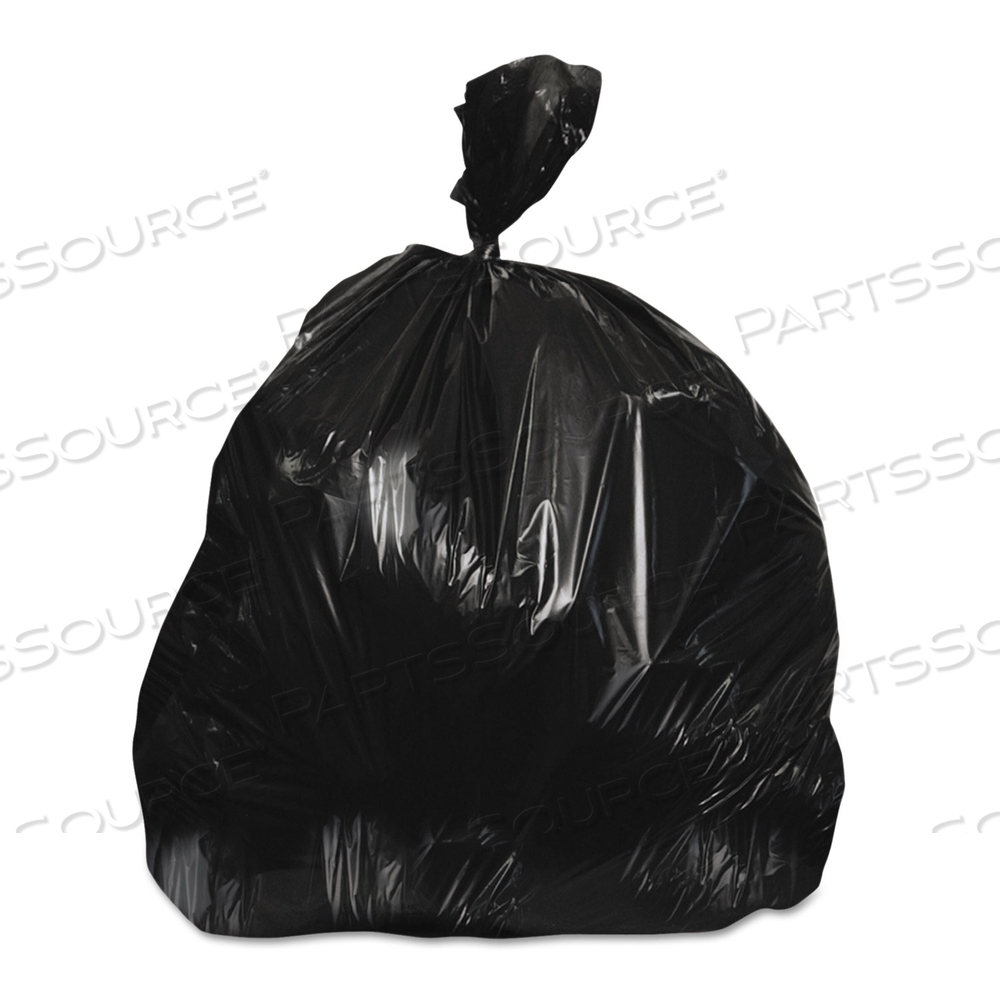LINEAR LOW DENSITY CAN LINERS WITH ACCUFIT SIZING, 55 GAL, 1.3 MIL, 40" X 53", BLACK by Accufit LINEAR LOW DENSITY CAN LINERS WITH ACCUFIT SIZING, 55 GAL, 1.3 MIL, 40" X 53", BLACK by Accufit