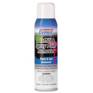 GRAFFITI/PAINT REMOVER, JELLED FORMULA, 17.5 OZ AEROSOL SPRAY by Dymon GRAFFITI/PAINT REMOVER, JELLED FORMULA, 17.5 OZ AEROSOL SPRAY by Dymon