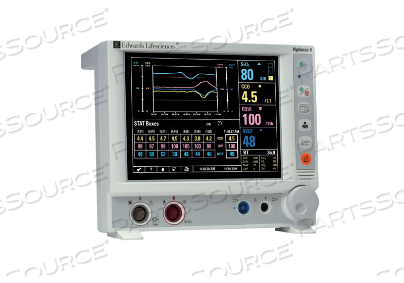 REPAIR SERVICE FOR EDWARDS VIGILANCE II CARDIAC OUTPUT MONITOR 