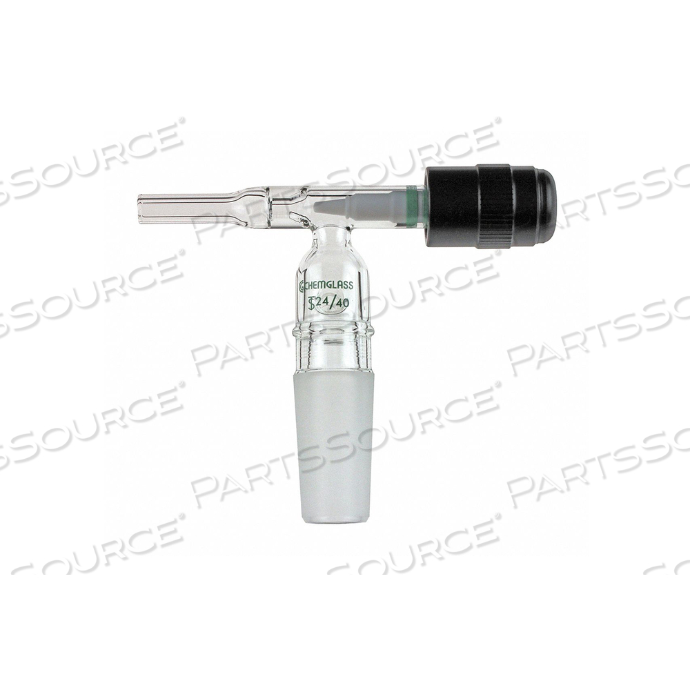 ADAPTER 94 MM L 24/40 24/40 BLACK/CLEAR by Chemglass ADAPTER 94 MM L 24/40 24/40 BLACK/CLEAR by Chemglass