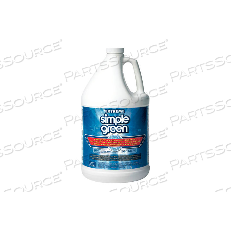 EXTREME SIMPLE GREEN AIRCRAFT & PRECISION CLEANER, 1 GALLON BOTTLE, 4 BOTTLES - 13406 by Lagasse