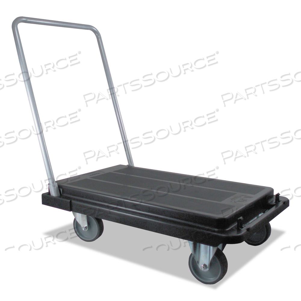 HEAVY-DUTY PLATFORM CART, 500 LB CAPACITY, 21 X 32.5 X 37.5, BLACK by Deflecto