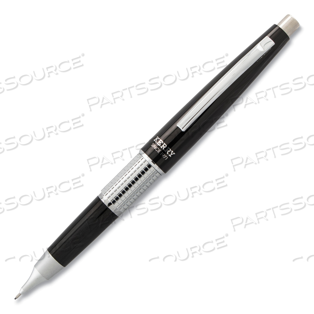 SHARP KERRY MECHANICAL PENCIL, 0.5 MM, HB (#2.5), BLACK LEAD, BLACK BARREL by Pentel of America