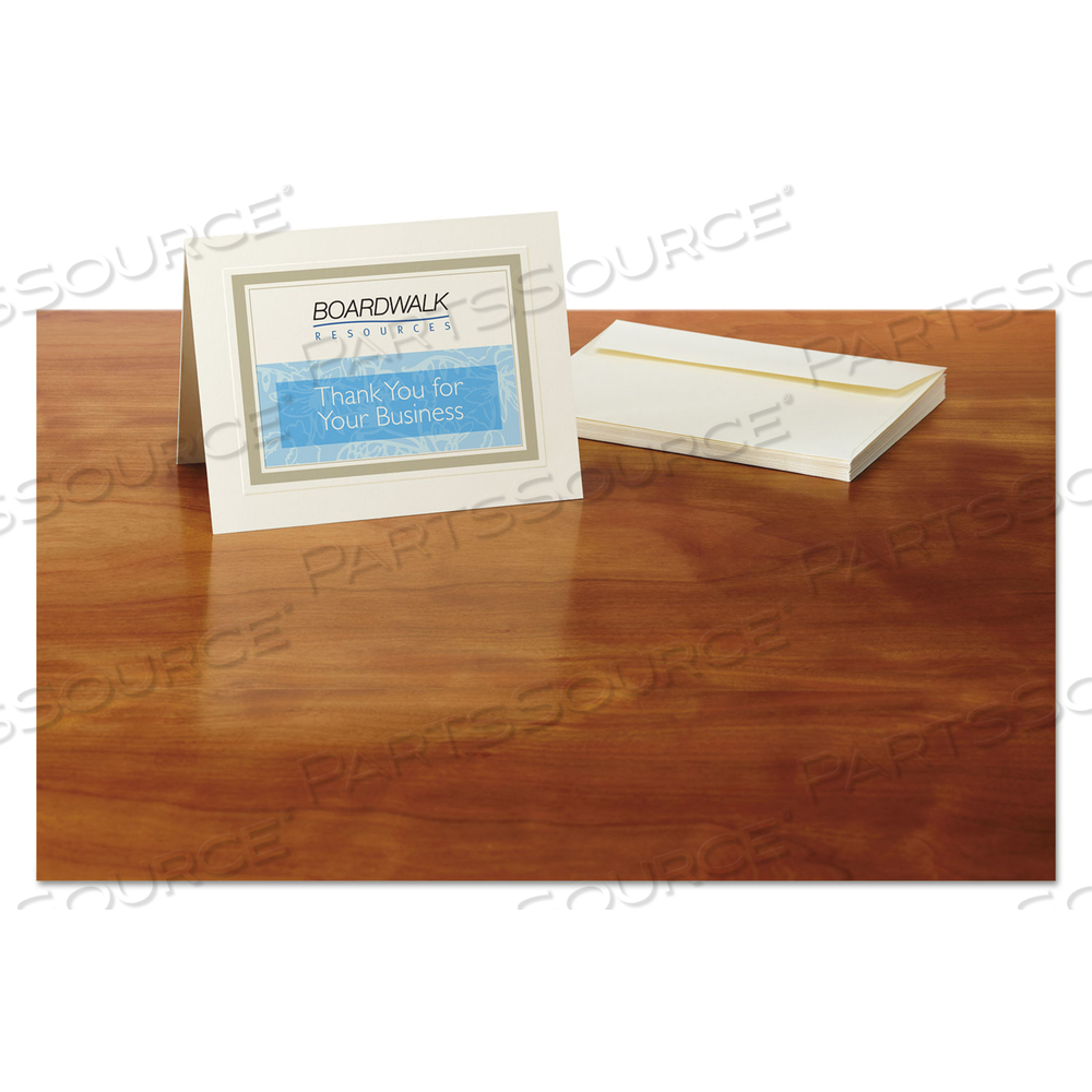 NOTE CARDS WITH MATCHING ENVELOPES, INKJET, 80 LB, 4.25 X 5.5, EMBOSSED MATTE IVORY, 60 CARDS, 2 CARDS/SHEET by Avery