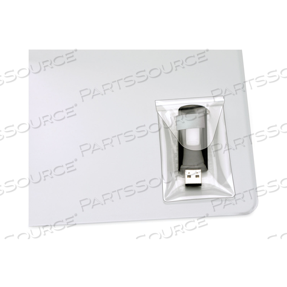 HOLD IT USB POCKETS, 2 X 3.44, CLEAR 
