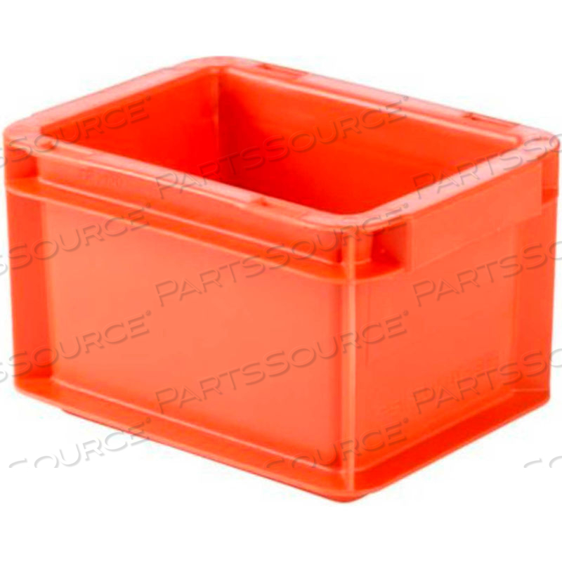 EURO-FIX SOLID CONTAINER EF2120 - 8" X 6" X 5", RED by SSI Schaefer