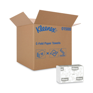 C-FOLD PAPER TOWELS, 10.13 X 13.15, WHITE by Kleenex C-FOLD PAPER TOWELS, 10.13 X 13.15, WHITE by Kleenex