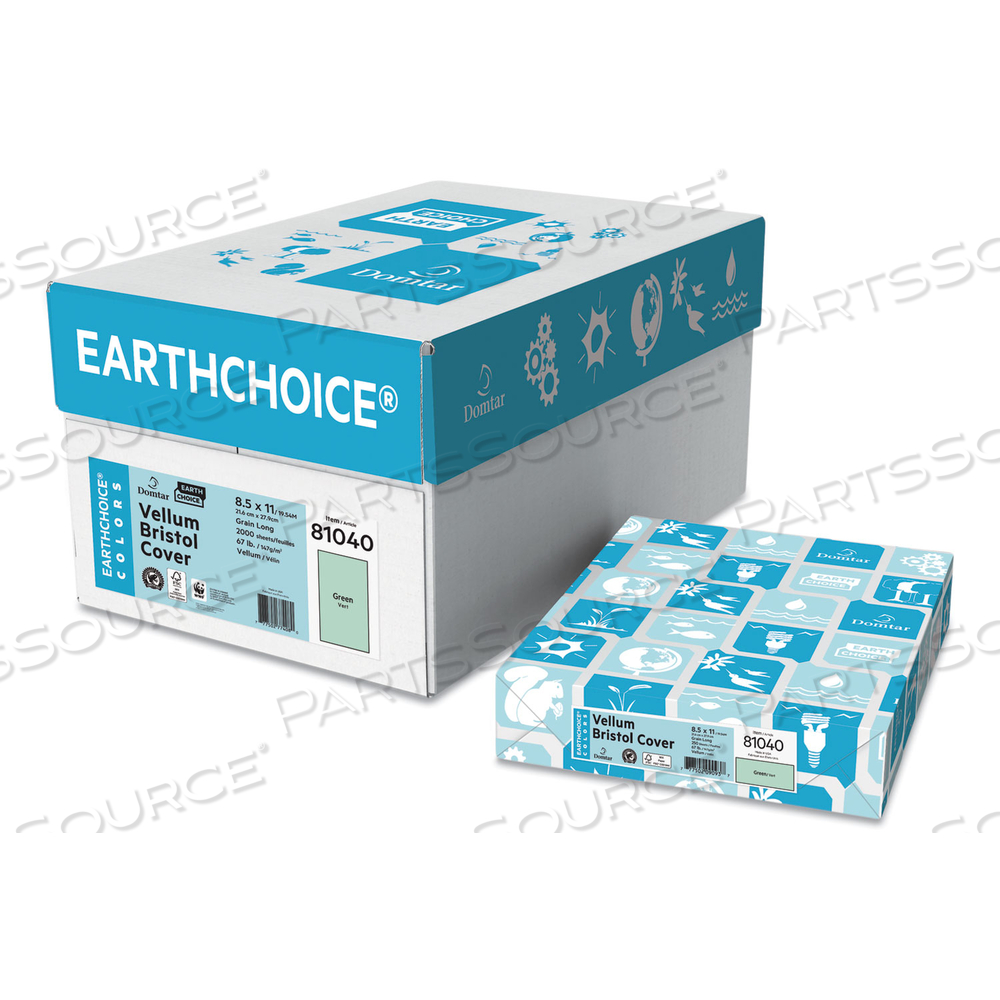 CARD STOCK, 110 LB COVER WEIGHT, 8.5 X 11, BLUE by Domtar