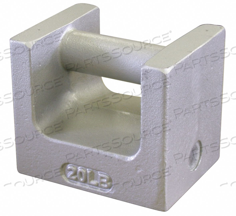 20LB GRIP HANDLE WEIGHT, CAST IRON, ASTM CLASS 5 by Rice Lake Weighing Systems