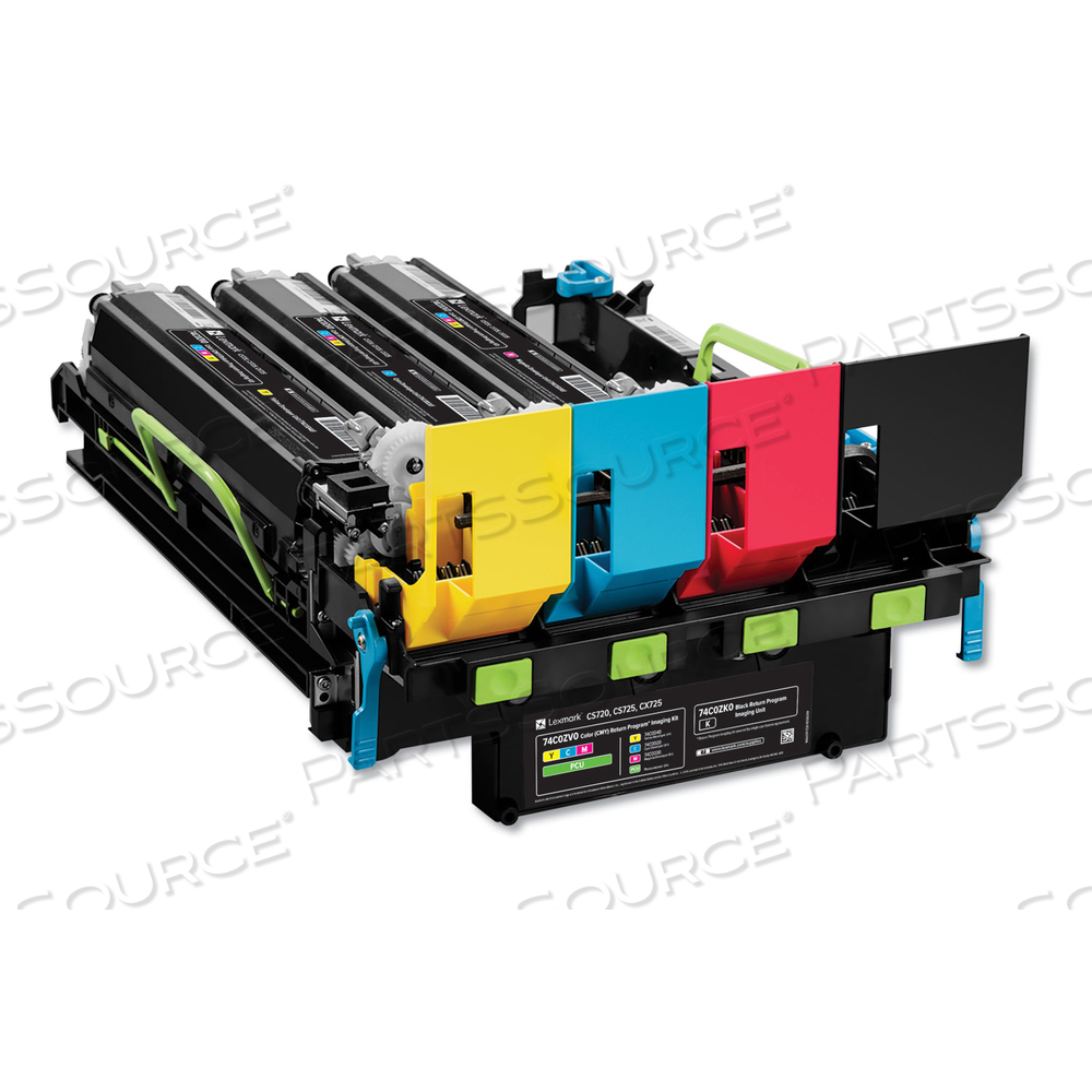 74C0ZV0 RETURN PROGRAM IMAGING KIT, 150,000 PAGE-YIELD, CYAN/MAGENTA/YELLOW by Lexmark 74C0ZV0 RETURN PROGRAM IMAGING KIT, 150,000 PAGE-YIELD, CYAN/MAGENTA/YELLOW by Lexmark