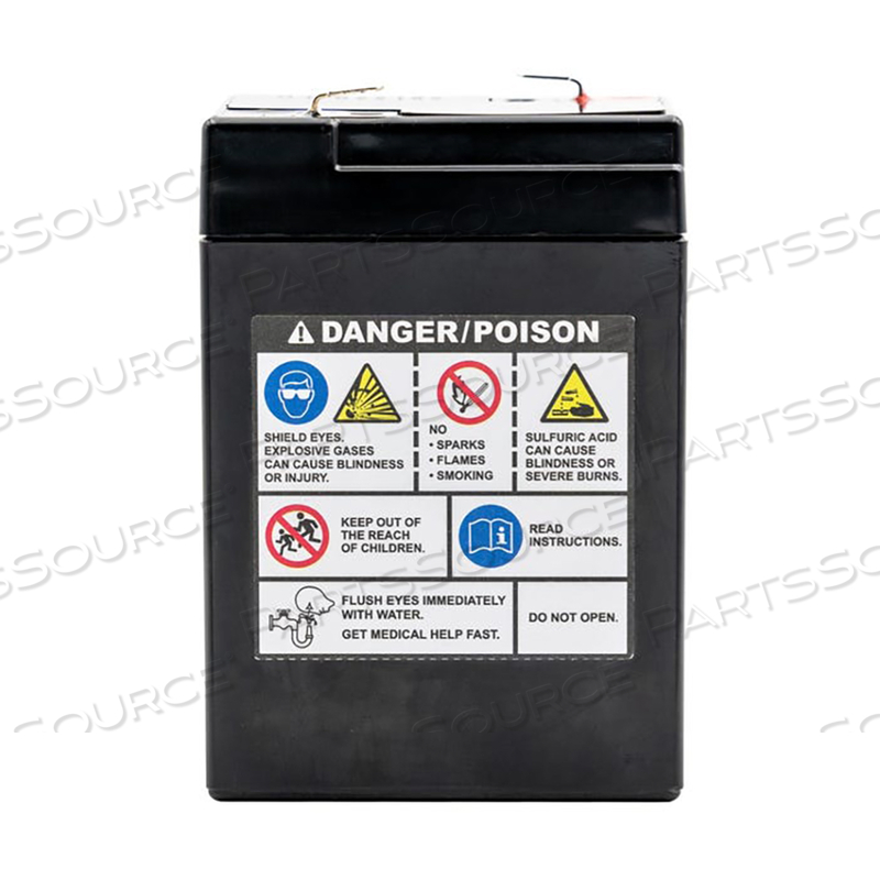 6 VOLT 6.0 AH SEALED LEAD ACID REPLACEMENT BATTERY by R&D Batteries, Inc.