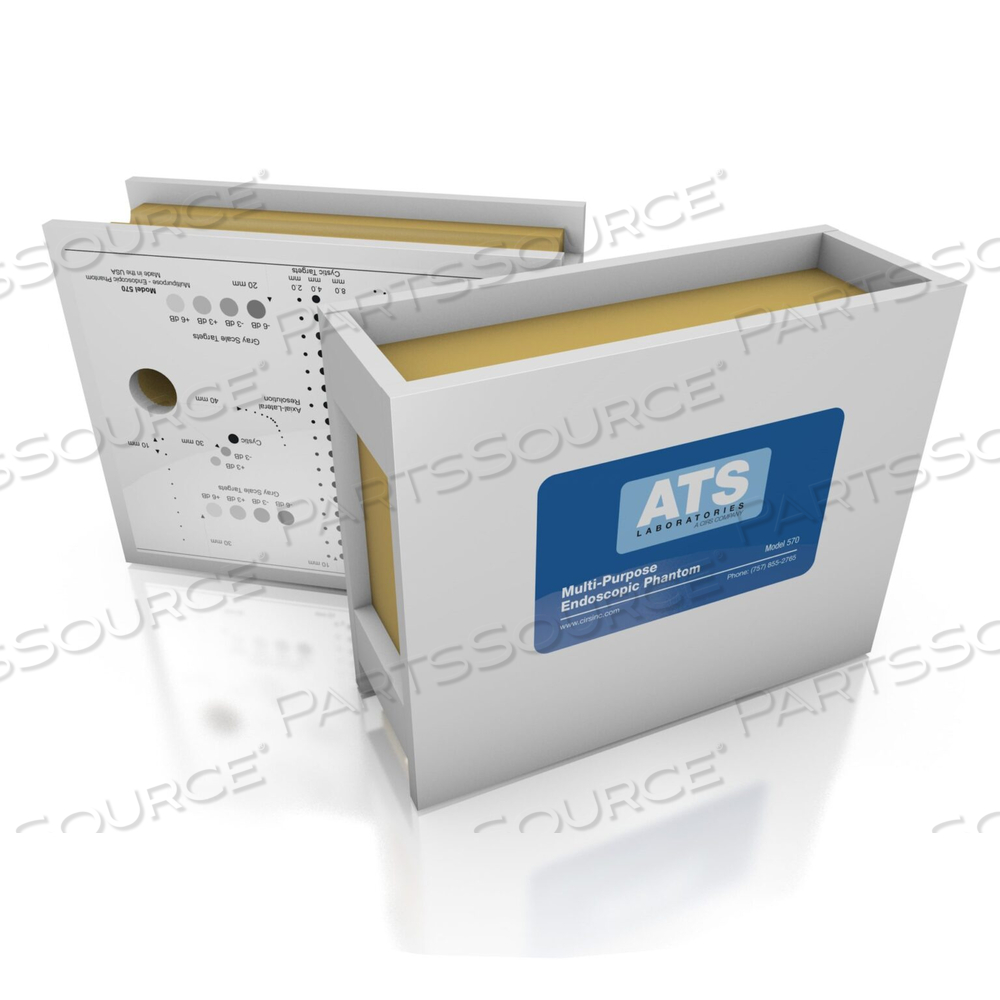 27 X 21.5 X 9.6CM MULTIPURPOSE ENDOSCOPIC PHANTOM WITH CARRYING CASE 