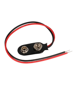 BH SERIES 9V ABS PLASTIC BLACK BATTERY CONNECTOR SNAP by Digi-Key