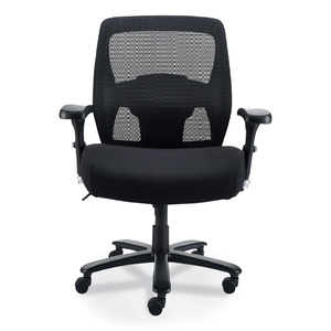 ALERA FASENY SERIES BIG AND TALL MANAGER CHAIR, SUPPORTS UP TO 400 LBS, 17.48" TO 21.73" SEAT HEIGHT, BLACK SEAT/BACK/BASE by Alera