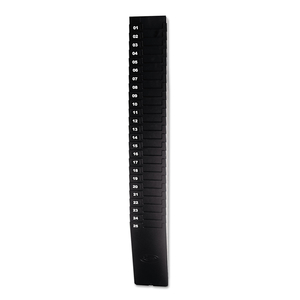 TIME CARD RACK FOR 9" CARDS, 25 POCKETS, ABS PLASTIC, BLACK by Lathem Time TIME CARD RACK FOR 9" CARDS, 25 POCKETS, ABS PLASTIC, BLACK by Lathem Time