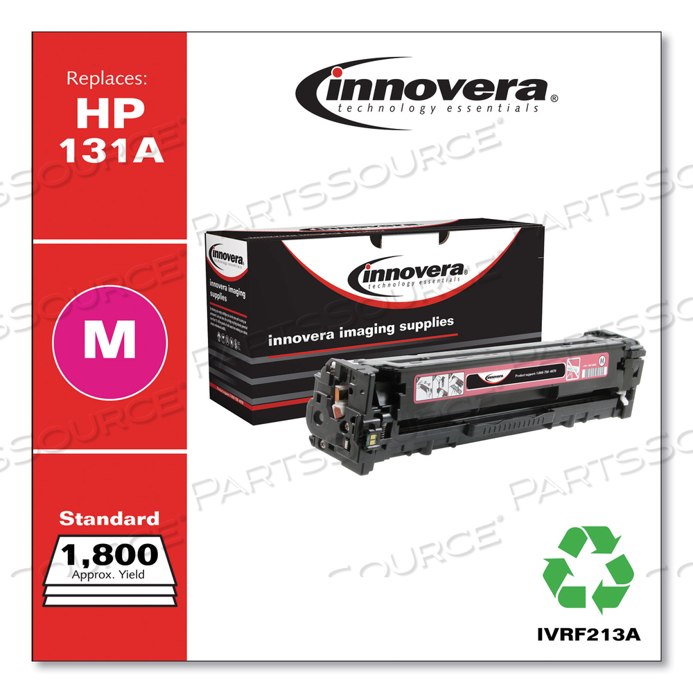 REMANUFACTURED MAGENTA TONER, REPLACEMENT FOR 131A (CF213A), 1,800 PAGE-YIELD by Innovera
