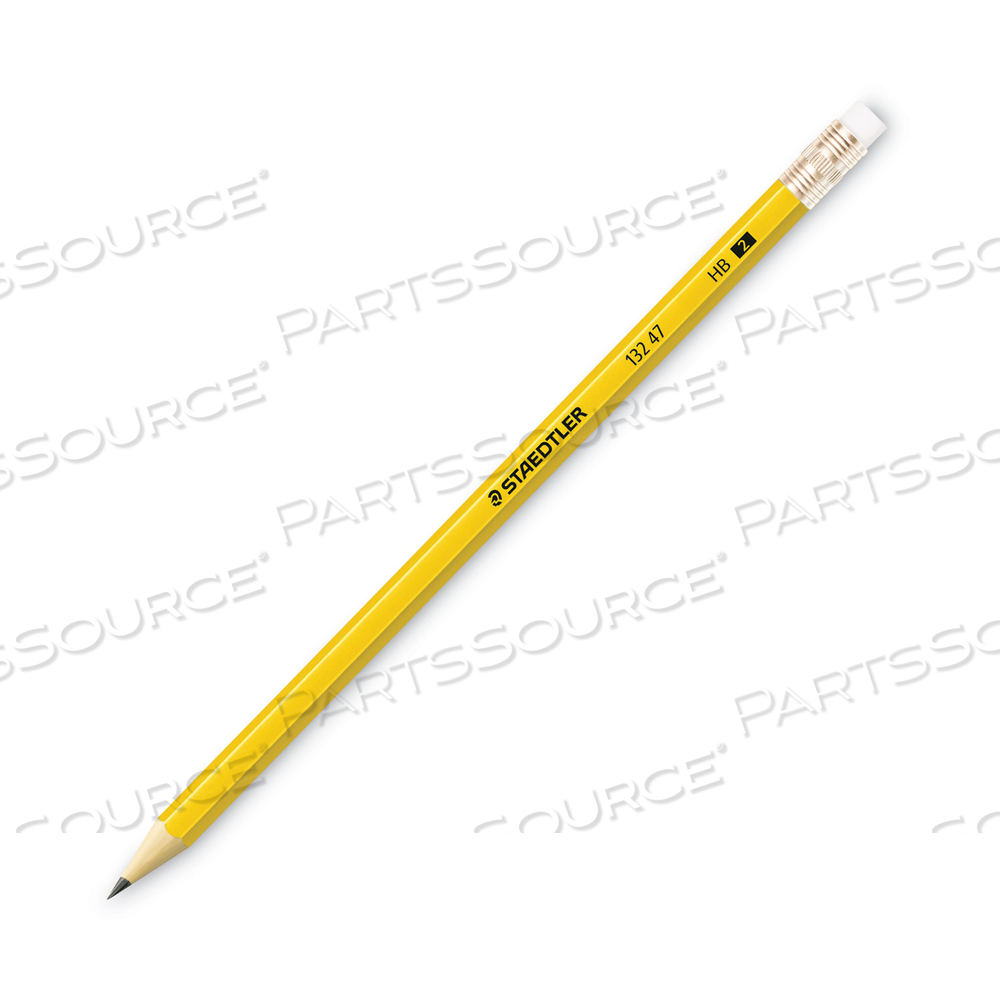 WOODCASE PENCIL, HB (#2), BLACK LEAD, YELLOW BARREL by Staedtler