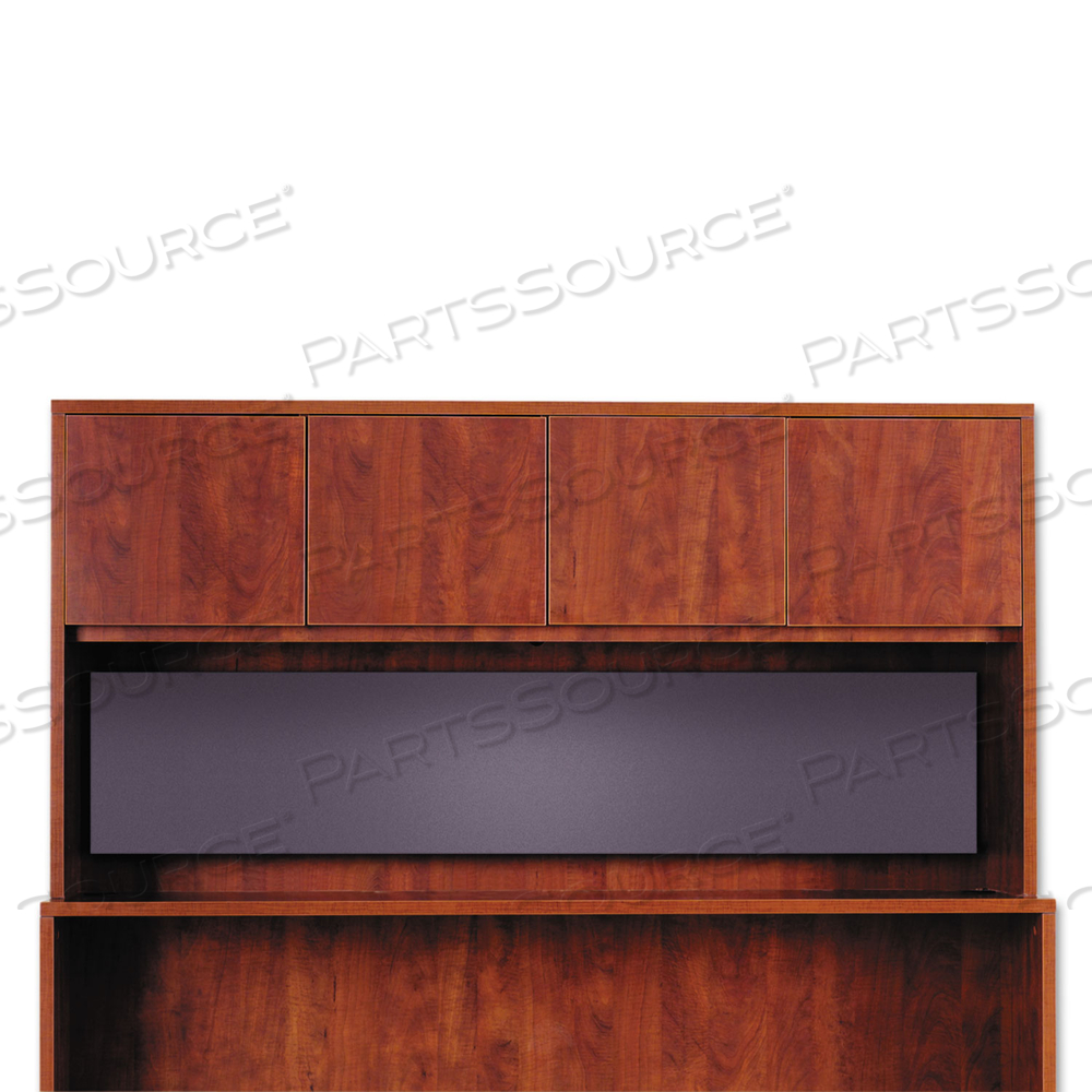ALERA VALENCIA TACKBOARD FOR OPEN STORAGE HUTCH, 62.38W X 0.5D X 14H, CHARCOAL by Alera