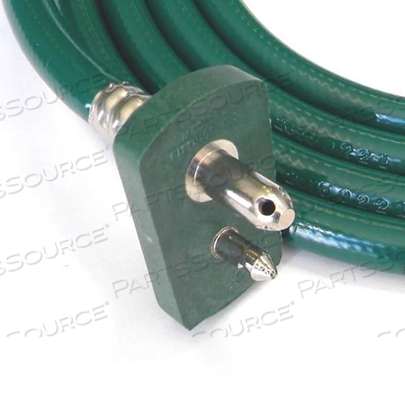 20FT CHEMETRON MALE X 1240 DISS FEMALE HAND TIGHT MEDICAL O2 HOSE by Broward A&C Medical Supply, Inc.