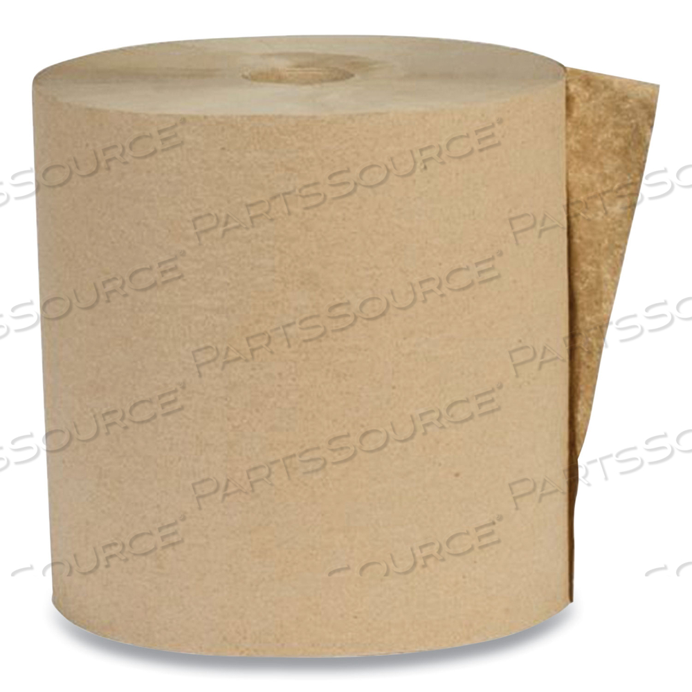 RECYCLED HARDWOUND PAPER TOWELS, 7.87" X 700 FT, KRAFT/CARTON by Eco Green