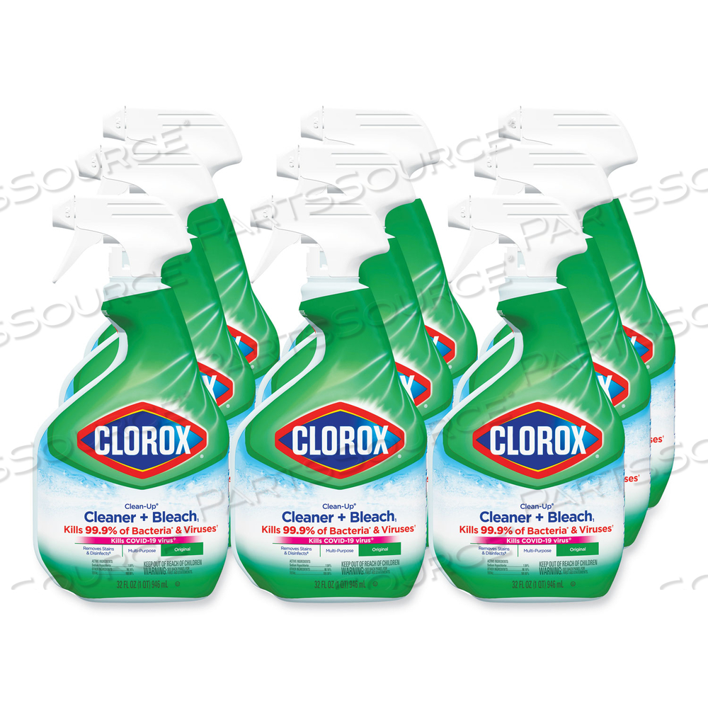CLEAN-UP CLEANER + BLEACH, ORIGINAL, 32 OZ SPRAY BOTTLE by Clorox