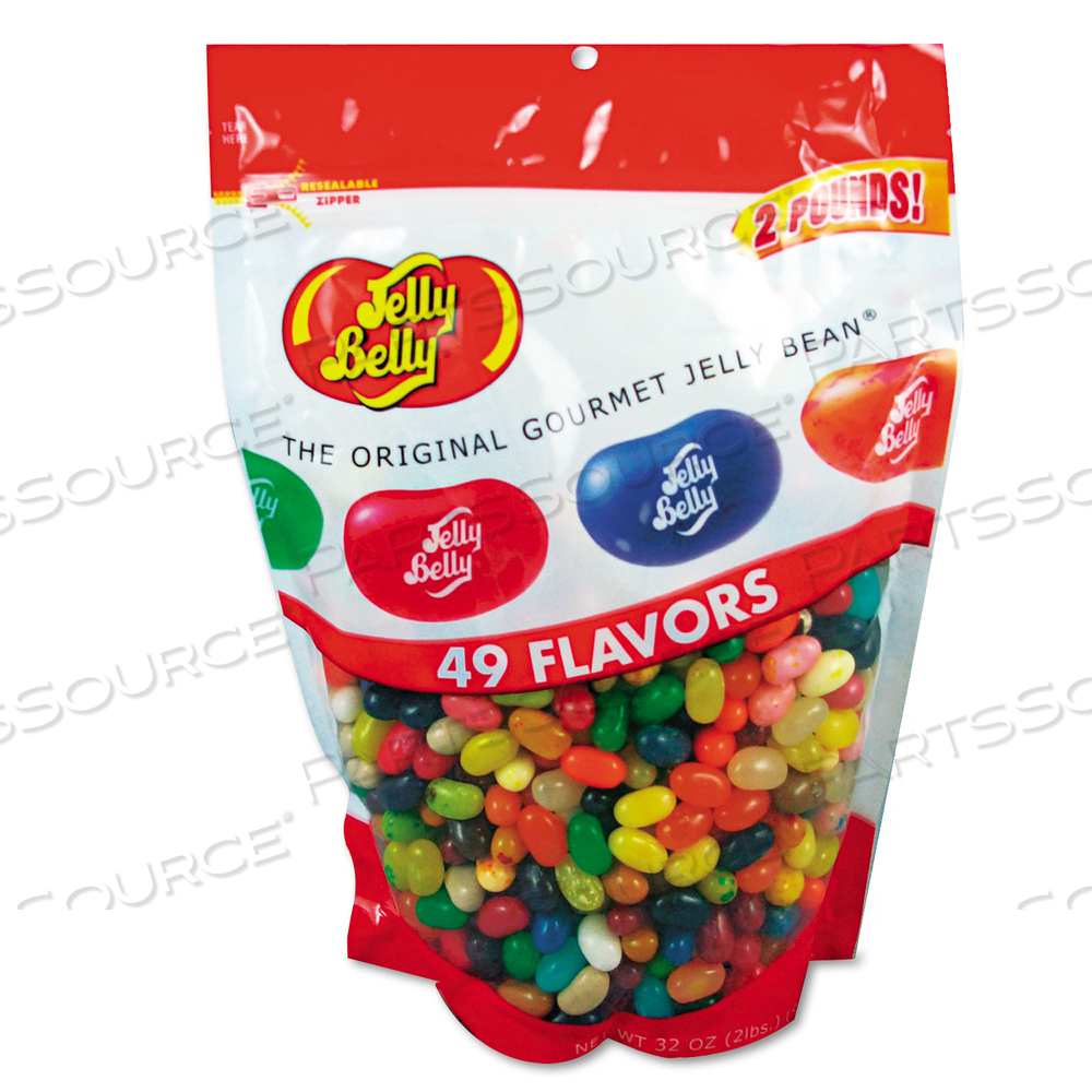 CANDY, 49 ASSORTED FLAVORS, 2 LB BAG by Jelly Belly