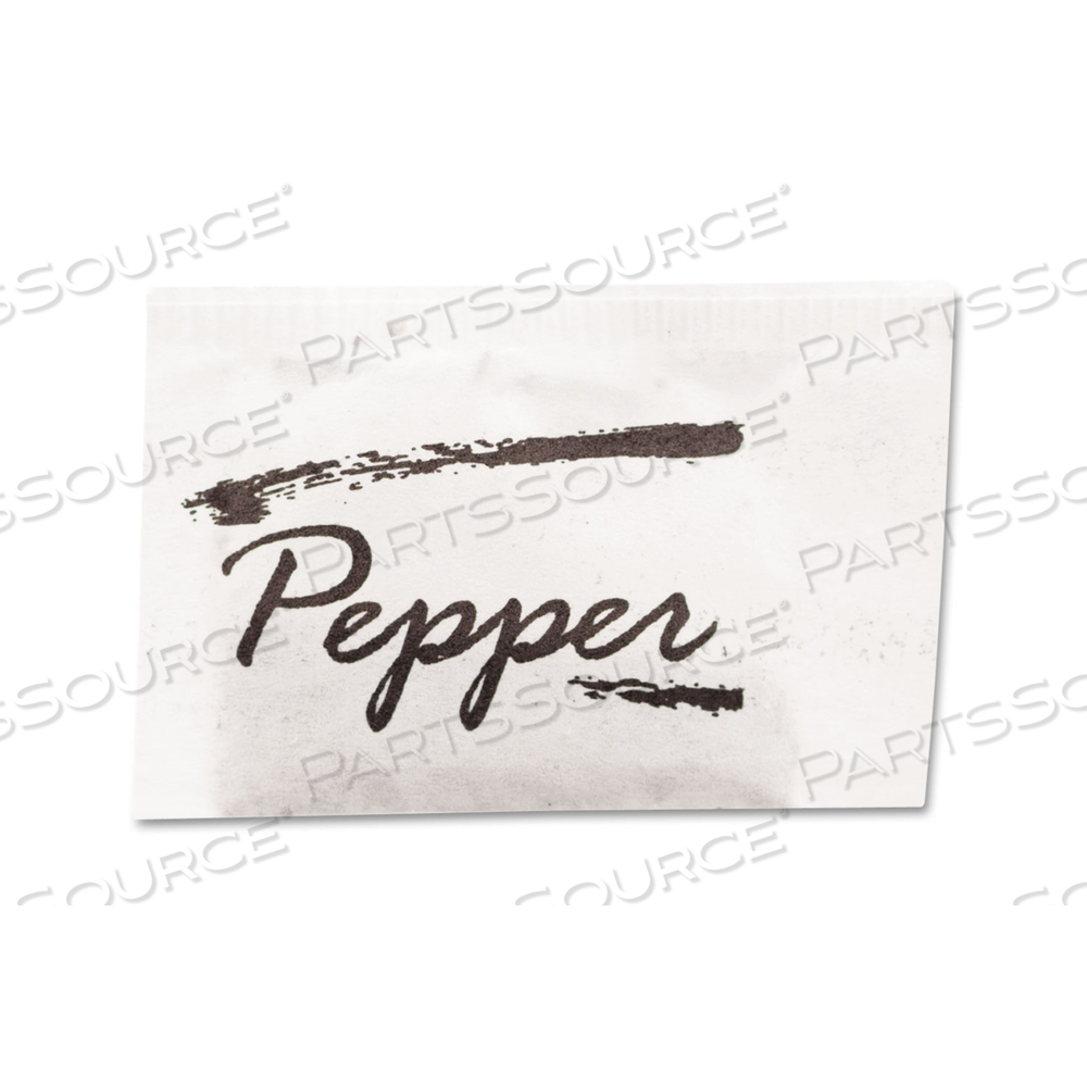 PEPPER PACKETS, 0.1 GRAMS by Diamond Crystal