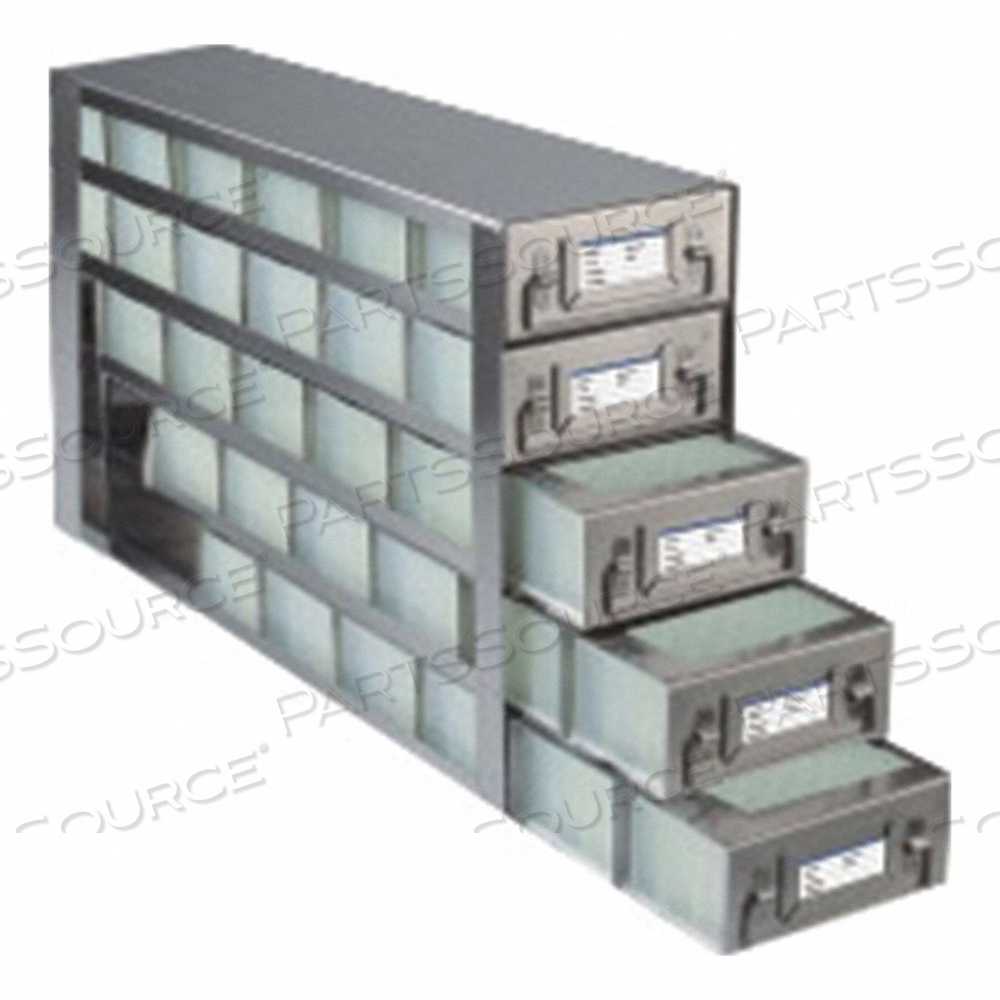 FREEZER RACK FOR 96 WELL PLATES HOLDS 30 by Argos Technologies