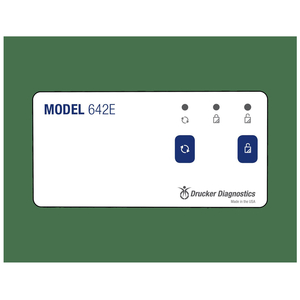 FRONT PANEL LABEL FOR CENTRIFUGE MODEL 642E by Drucker Diagnostics, Inc. (formerly QBC Diagnostics)