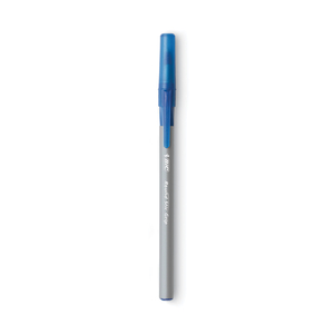 ROUND STIC GRIP XTRA COMFORT BALLPOINT PEN VALUE PACK, EASY-GLIDE, STICK, MEDIUM 1.2 MM, BLUE INK, GRAY/BLUE BARREL by BIC ROUND STIC GRIP XTRA COMFORT BALLPOINT PEN VALUE PACK, EASY-GLIDE, STICK, MEDIUM 1.2 MM, BLUE INK, GRAY/BLUE BARREL by BIC