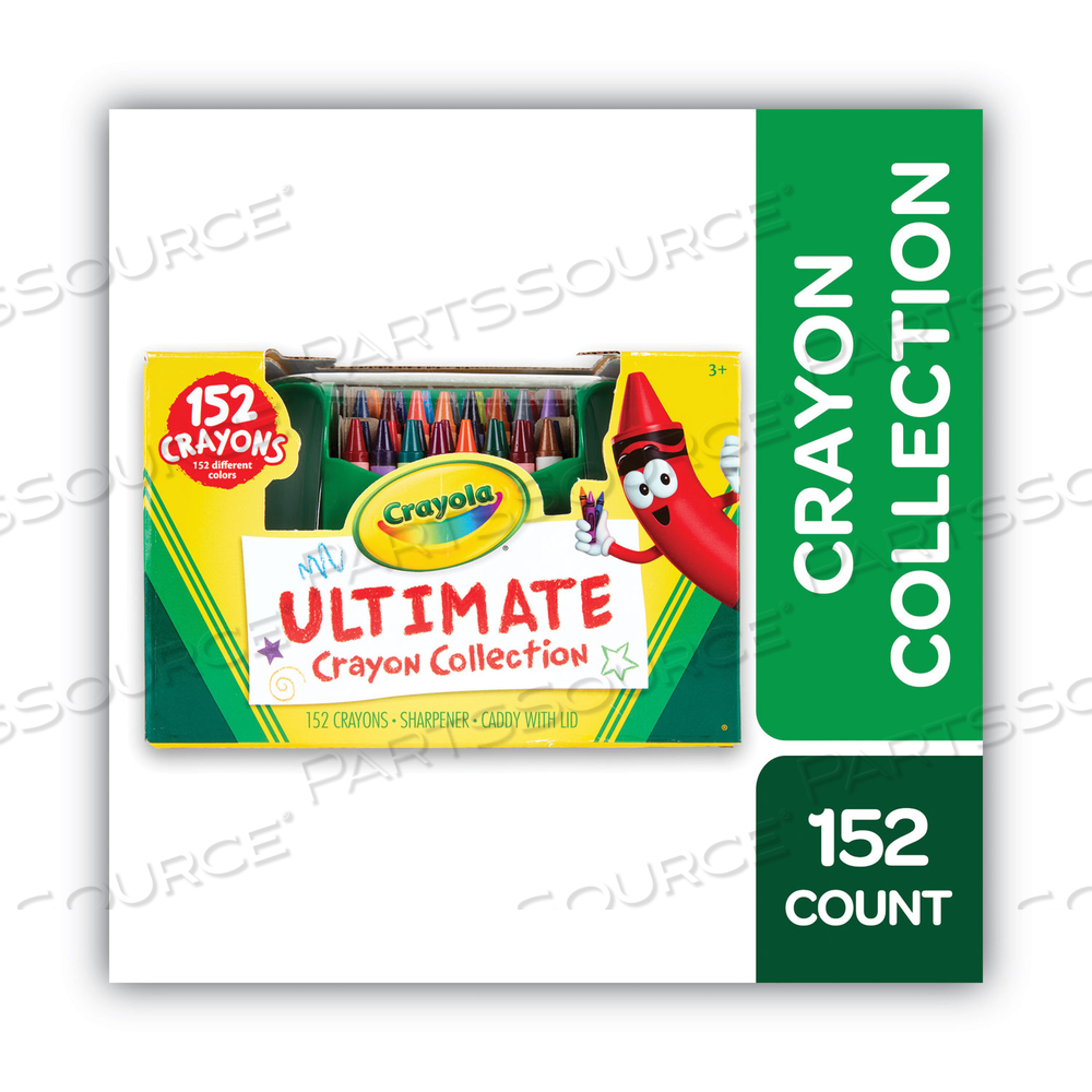ULTIMATE CRAYON CASE, SHARPENER CADDY, 152 COLORS by Crayola ULTIMATE CRAYON CASE, SHARPENER CADDY, 152 COLORS by Crayola