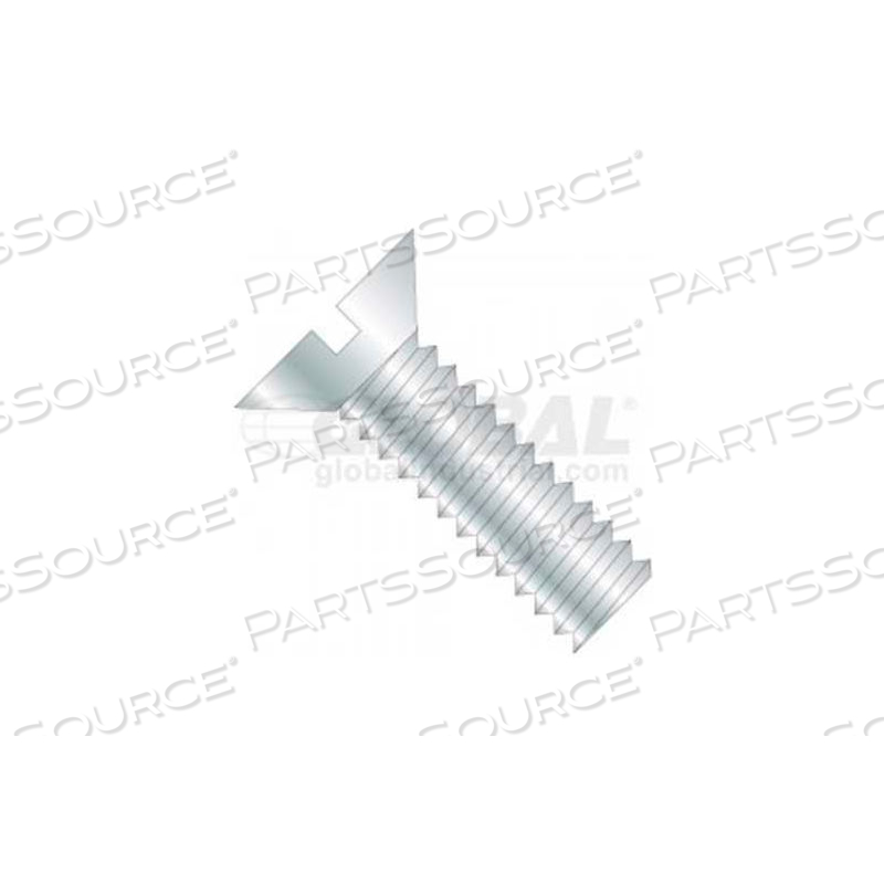8-32 X 3/8 SLOTTED FLAT HEAD MACHINE SCREW, PACKAGE OF 100 by Sarjo Industries, Inc