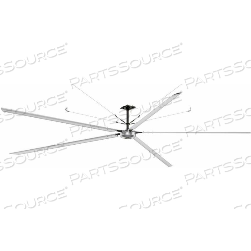 TITAN - INDUSTRIAL CEILING HVLS FAN - HIGH VOLUME - 14 FT. DIA, 1 PH, 200/240V by Hunter Fan Co
