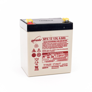 BATTERY, RECHARGEABLE, SEALED LEAD ACID, 12V, 5.4 AH, FASTON (F1) by Zimmer BATTERY, RECHARGEABLE, SEALED LEAD ACID, 12V, 5.4 AH, FASTON (F1) by Zimmer