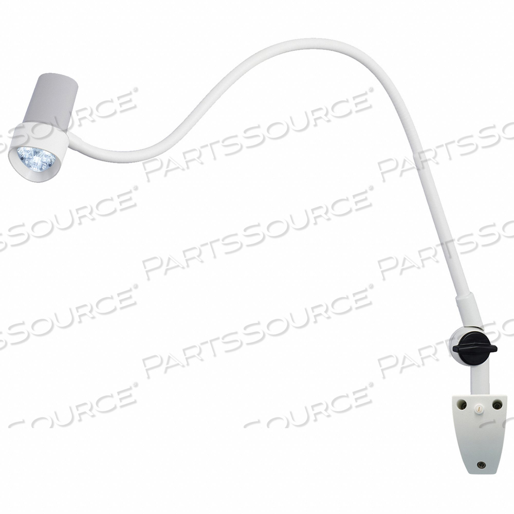 HALUX LED N30-1 P SGV, GOOSENECK - WALL MOUNT by Waldmann USA