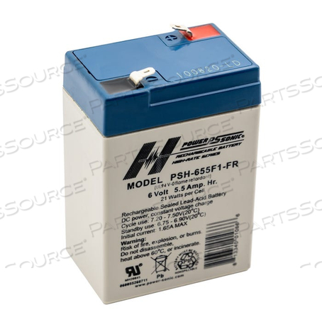 6V 5.5AH SLA BATTERY 