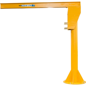 HEAVY DUTY FLOOR MOUNTED JIB CRANE, 4000 LB. CAPACITY, 10' UNDER BEAM HEIGHT, 8' SPAN by Contrx Industries Inc HEAVY DUTY FLOOR MOUNTED JIB CRANE, 4000 LB. CAPACITY, 10' UNDER BEAM HEIGHT, 8' SPAN by Contrx Industries Inc