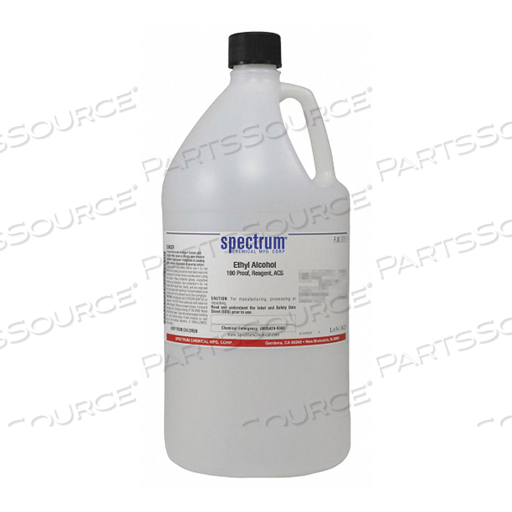ETHYL ALCH 190 PRF RGNT ACS 4L PLAS by Spectrum