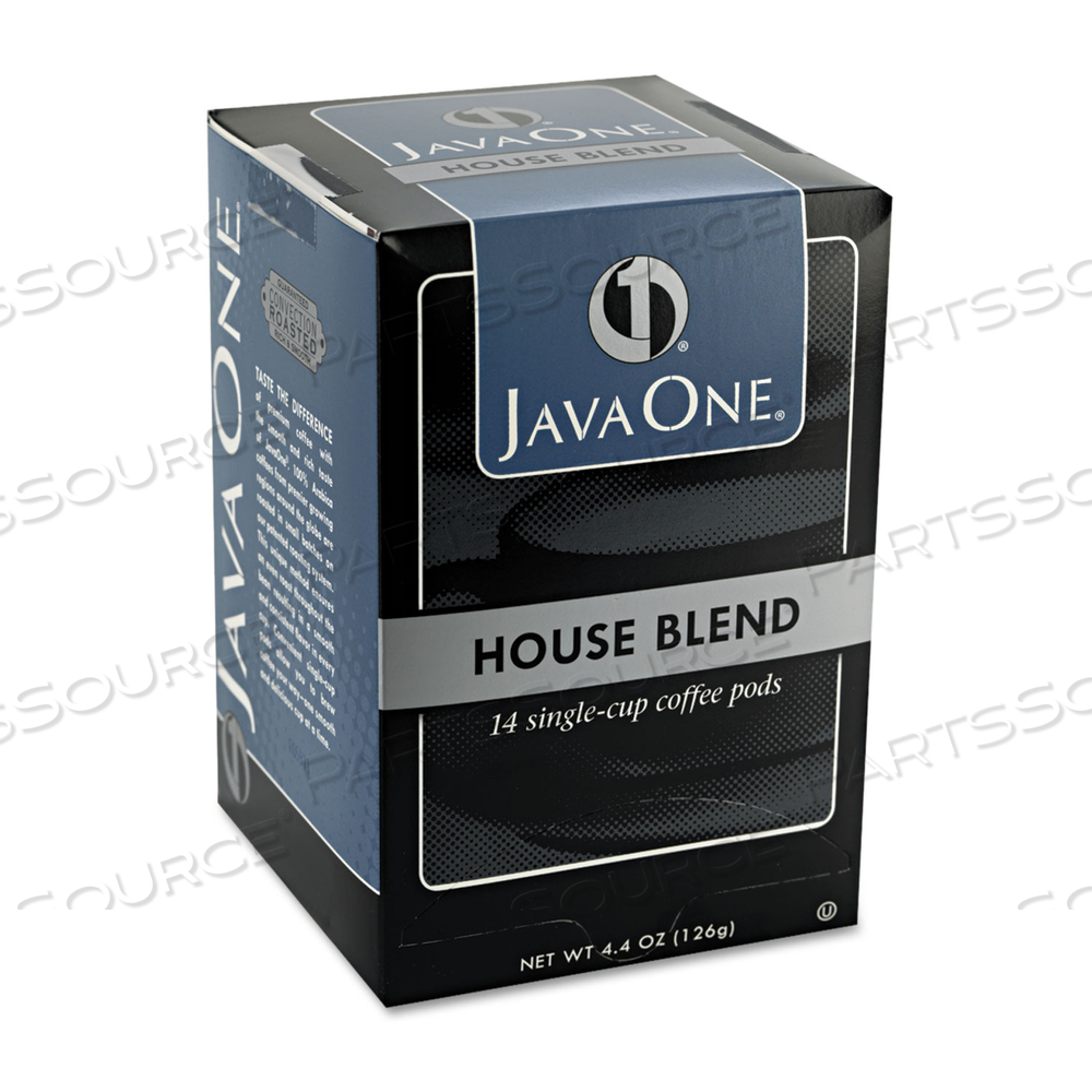 COFFEE PODS, HOUSE BLEND, SINGLE CUP by Java One