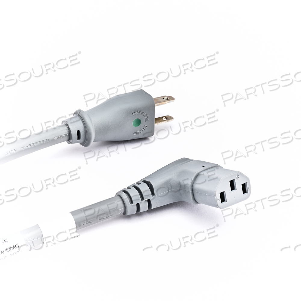 POWER CORD 14-3 SJT NEMA 5-15 P WITH LABEL by Datex-Ohmeda